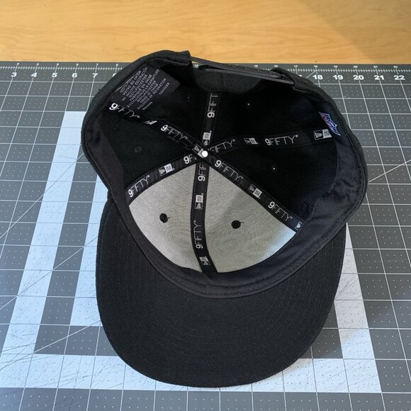 New Era Hat Adult Las Vegas Raiders 9Fifty Snapback White Letters Script Cap - Picture 6 of 9